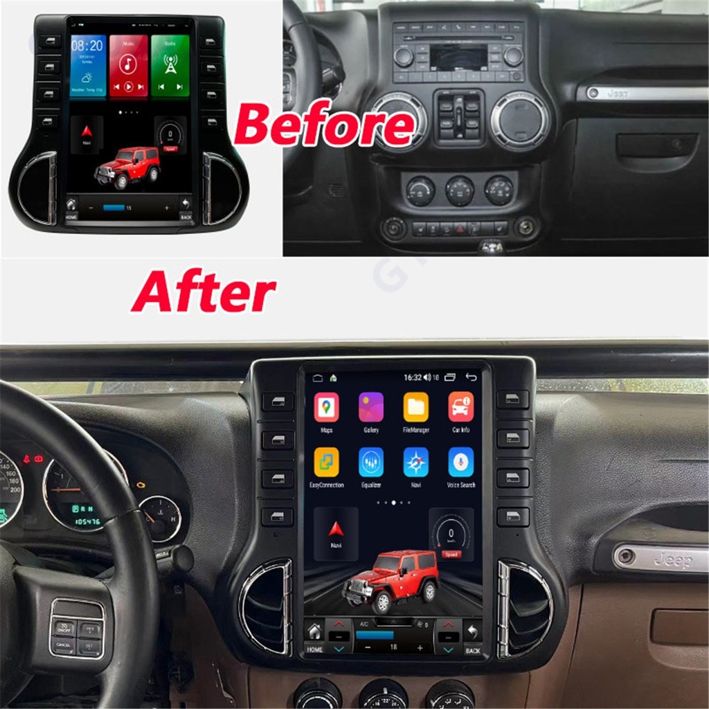 RADIO ANDROID JEEP WRANGLER 11-17