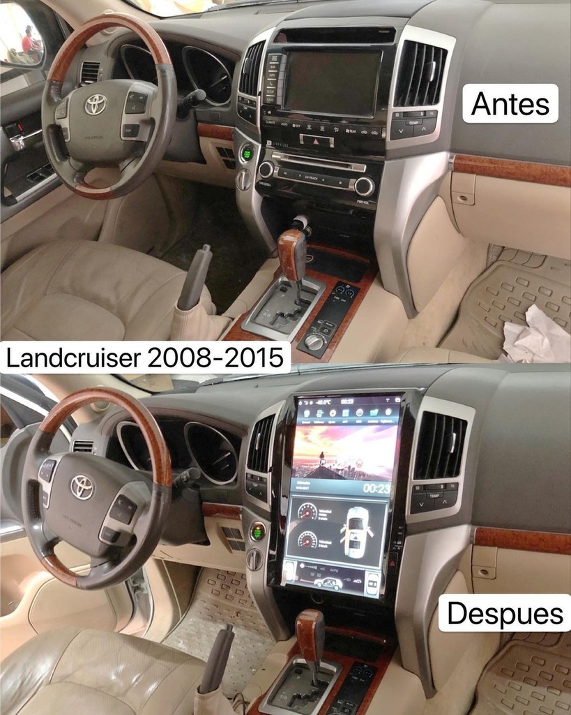 RADIO LC200 15" 08-15 ANDROID FULL