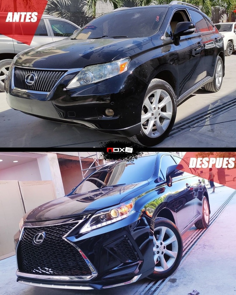 KIT FRENTE F SPORT LX RX350 2015 PARA 10-13