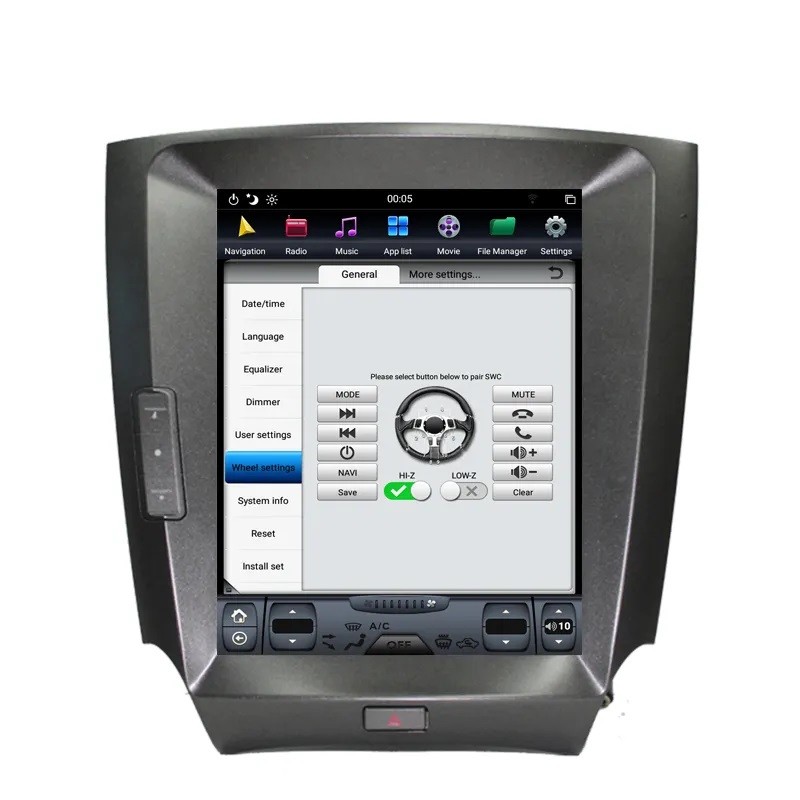 RADIO IS250-IS350 06-12 ANDROID