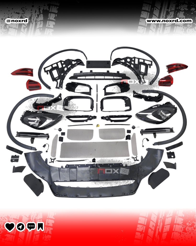 KIT PORSHE CAYENNE 2018 PARA 11-14