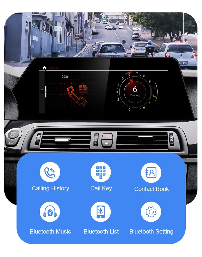 RADIO ANDROID BMW SERIE 5 11-13 LOW