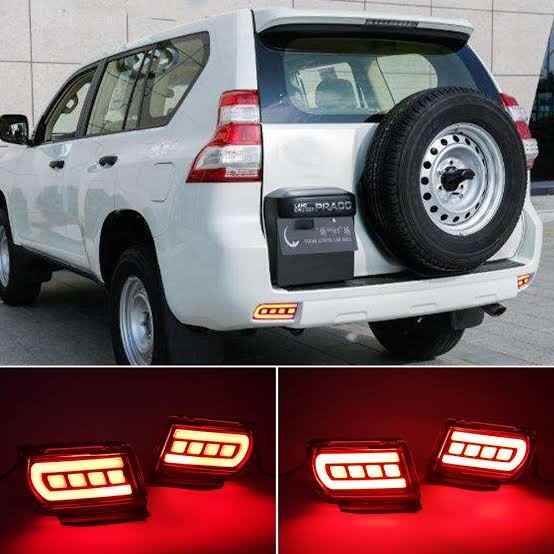 LUCES LED BUMPER TRASERO PRADO 18-20