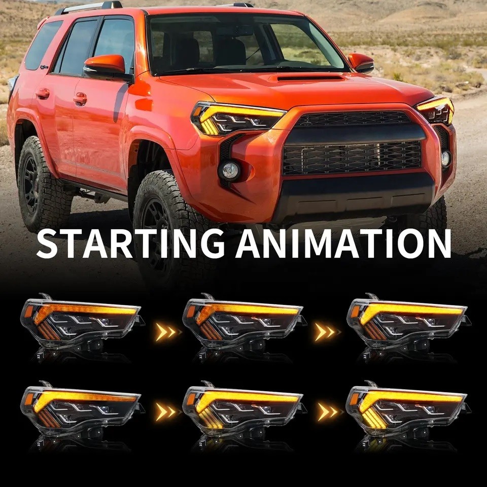 PANTALLAS LED 4RUNNER TIPO LX DRL AMARILLO