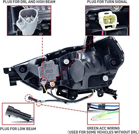 PANTALLA LED RH 4RUNNER TIPO LX 14-20 DRL AMA