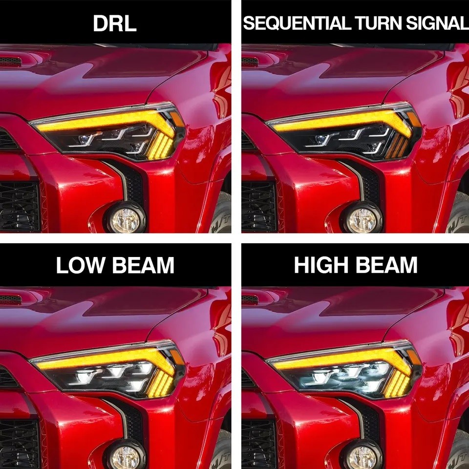 PANTALLA LED RH 4RUNNER TIPO LX 14-20 DRL AMA