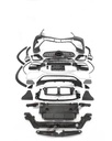 KIT FRENTE GLE-63 SUV 2020+ CROMADO