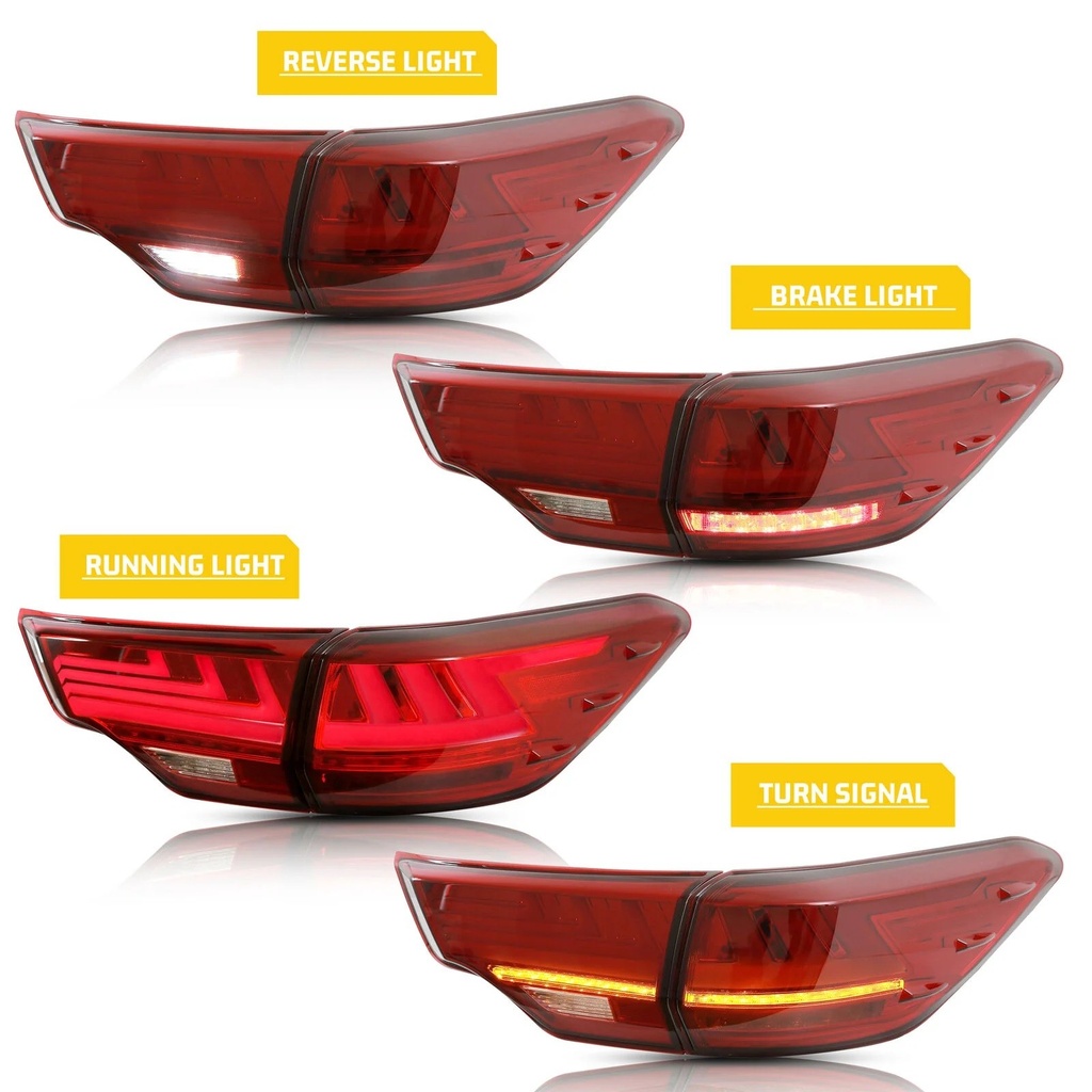 LUCES LED HIGHLANDER TIPO LX (5 PIEZASS) 14-19