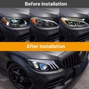 PANTALLAS LED MERCEDES CLASE C 15-20 ESTILO S