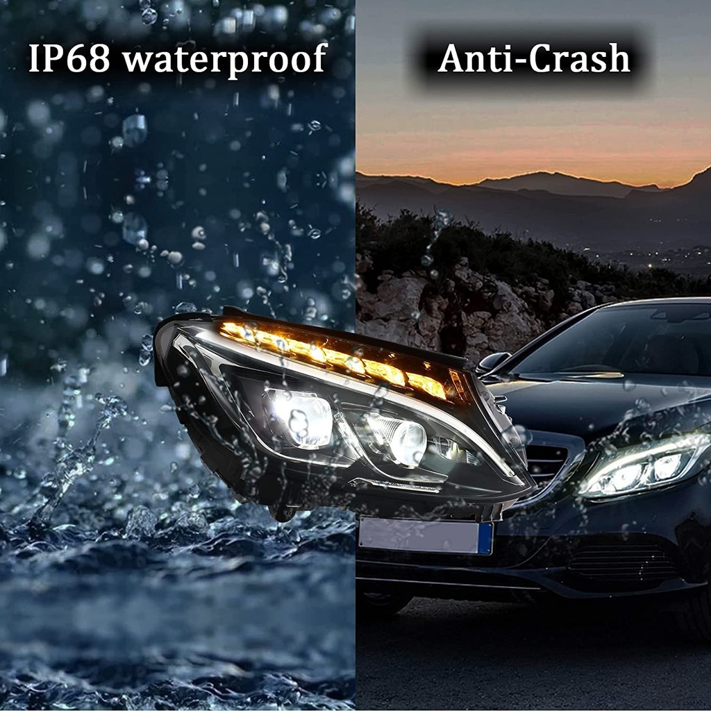 PANTALLAS LED MERCEDES CLASE C 15-20