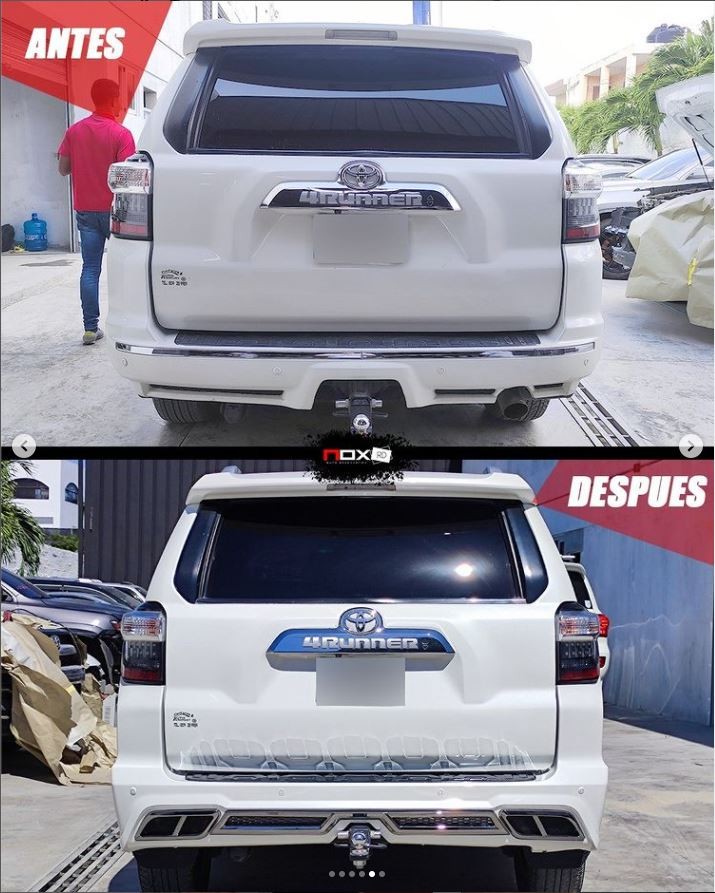 BUMPER TRASERO 4RUNNER TIPO LX