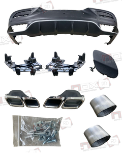 DIFUSOR + BOQUILLAS MERCEDES GLE63 COUPE 16-20