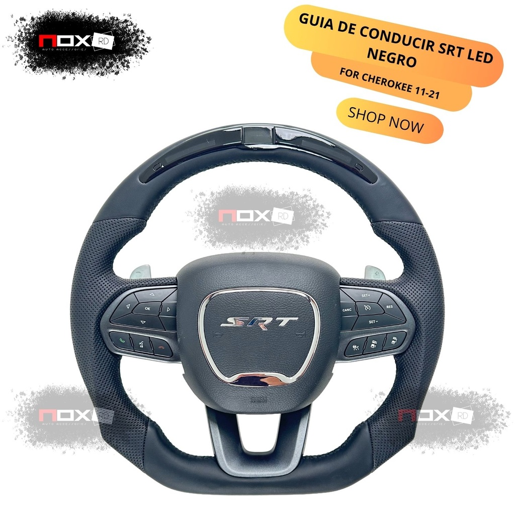 GUIA DE CONDUCIR SRT LED NEGRO