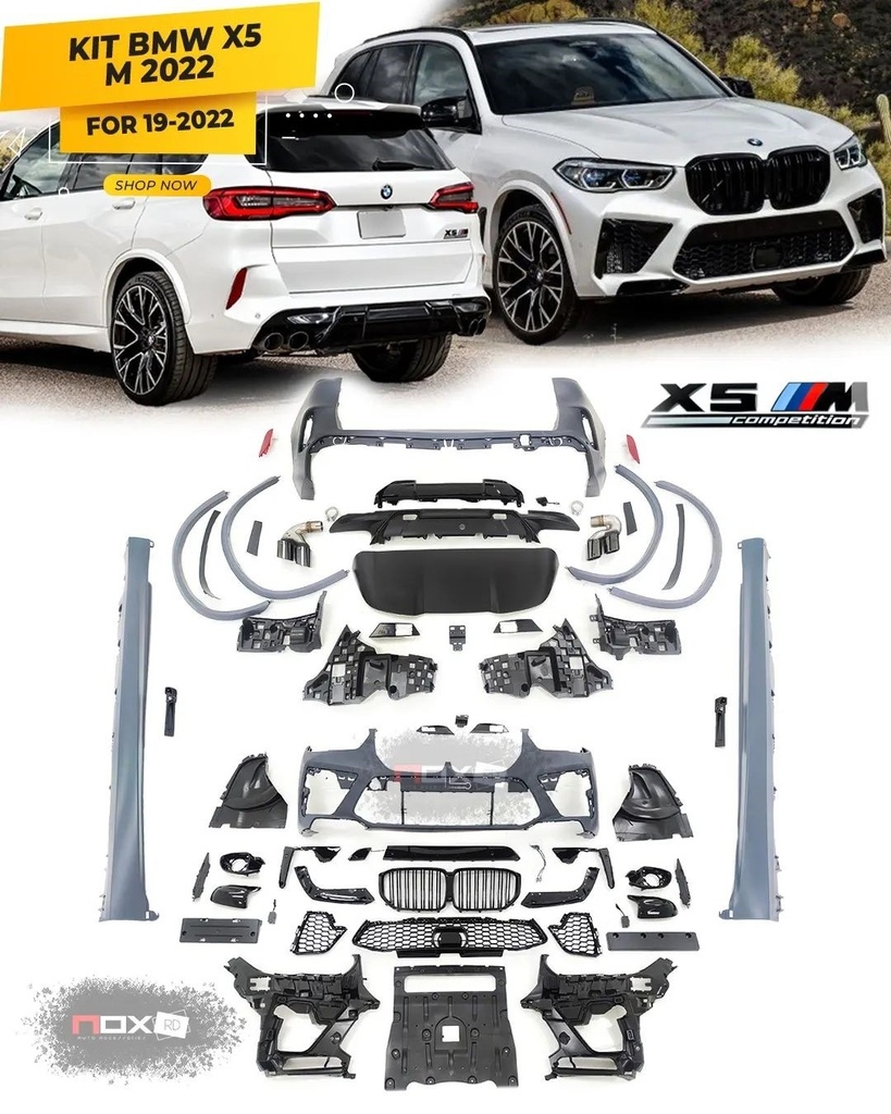 KIT BMW X5 M-COMPETITON 2022 PARA 19-22