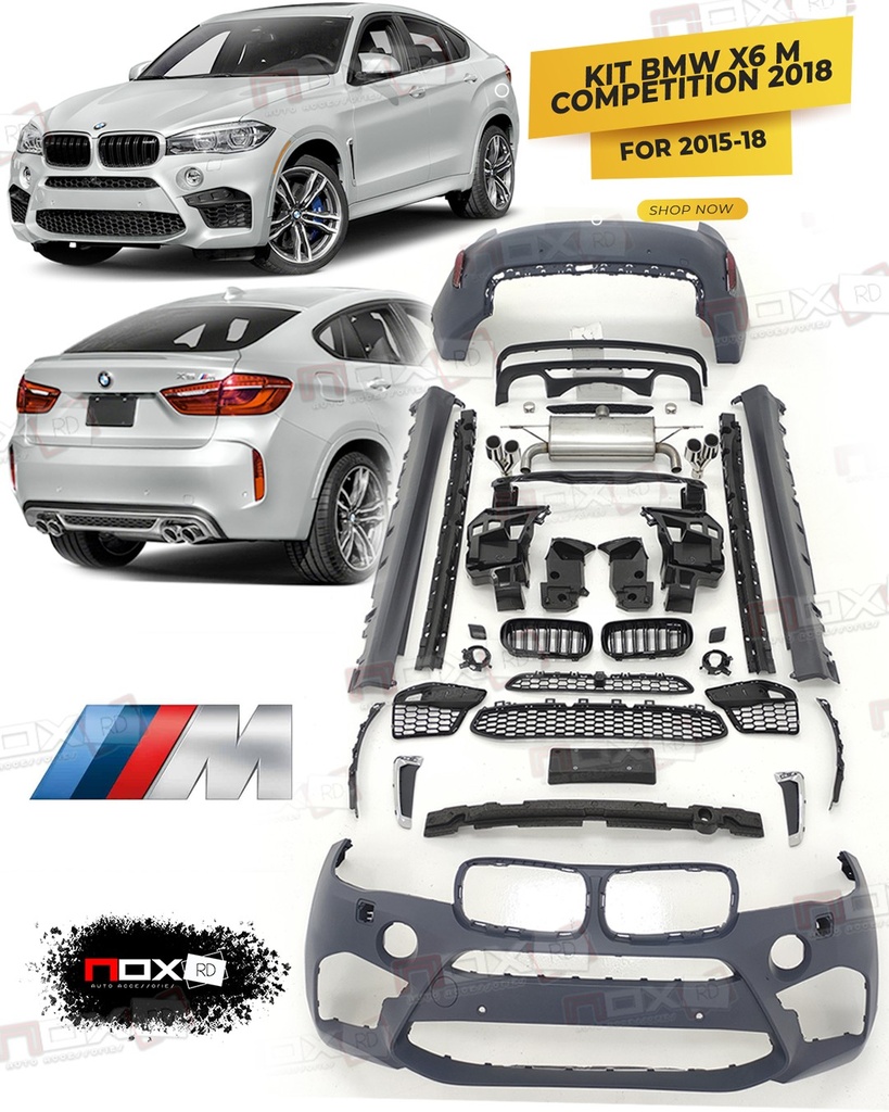 KIT BMW X6 M COMPETITION PARA 15-18