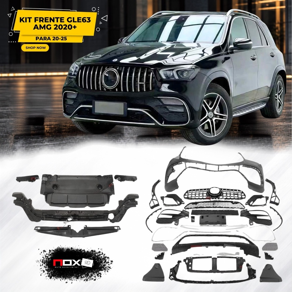 KIT FRENTE GLE-63 SUV 2020+ CROMADO
