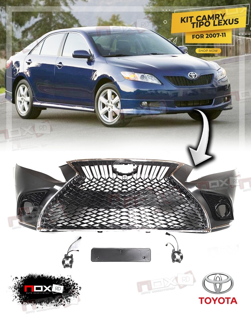 KIT FRENTE TOYOTA CAMRY TIPO LX 10-11