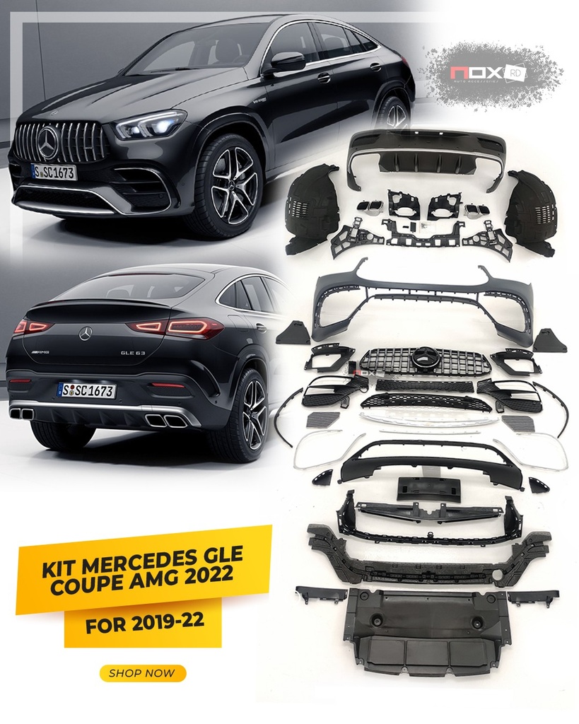 KIT MERCEDES GLE63 COUPE 2020 PARA 20-22