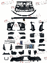 KIT LIP Y PARRILLA F-SPORT LX600