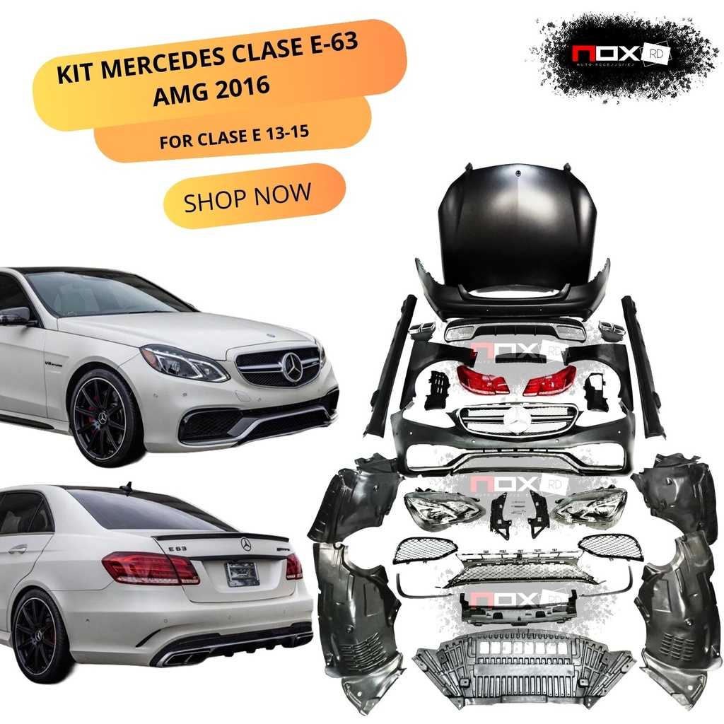 KIT MERCEDES CLASE E-63 AMG 2016 PARA E 10-13