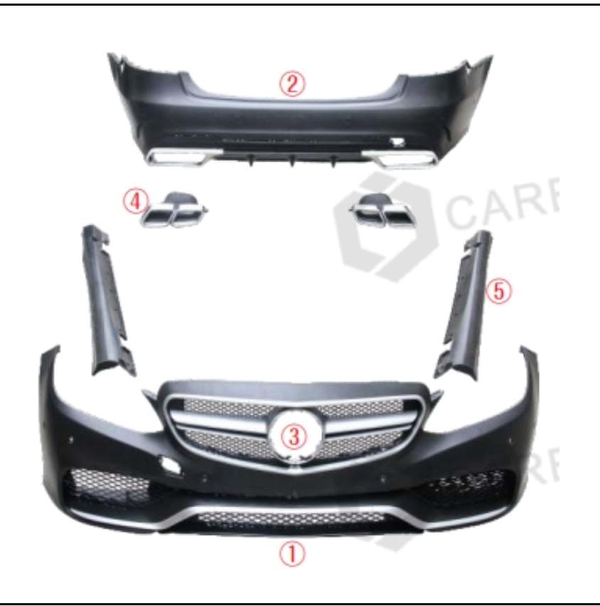 KIT MERCEDES CLASE E-63 AMG 2016 PARA CLASE E 14-16