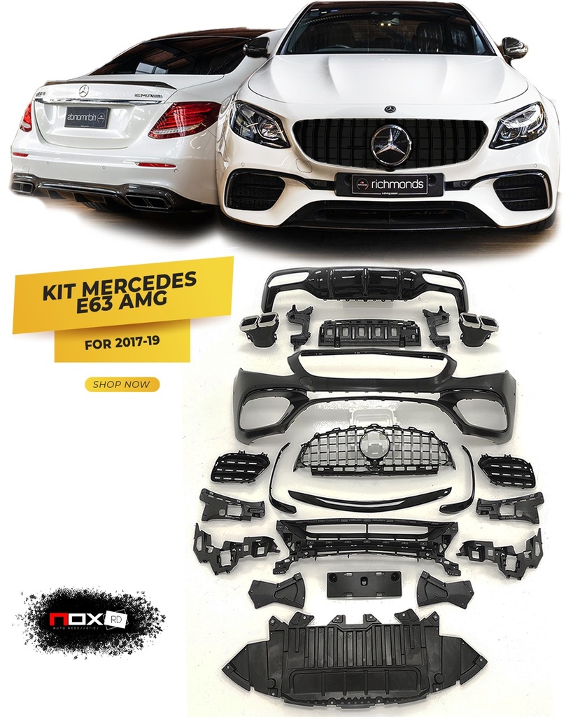 KIT MERCEDES CLASE E-63 AMG 2018 PARA E 17-19