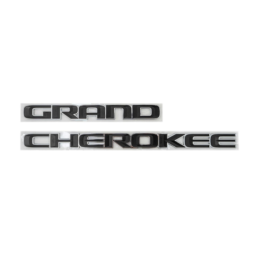 LETRA GRAND CHEROKEE 17-20 NEGRA CHROME