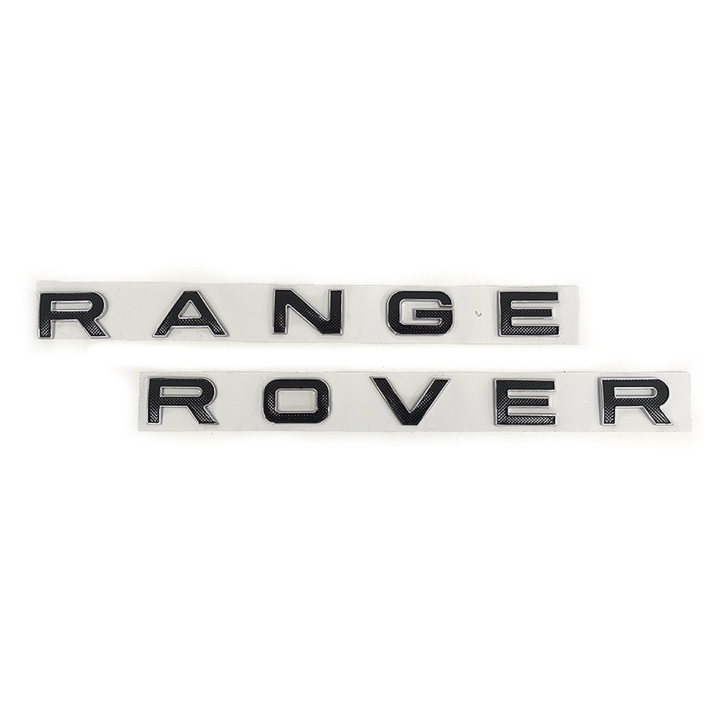 LETRAS RANGE ROVER NEGRO/CHROME