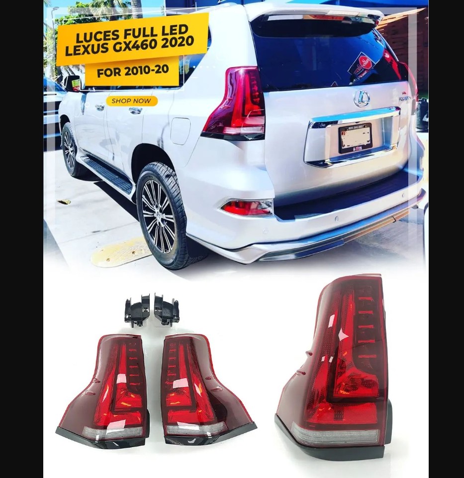 LUCES GX460 2020 ROJAS PARA 14-21
