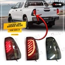 LUCES LED HILUX 16-21 SMOKE SECUENCIALES