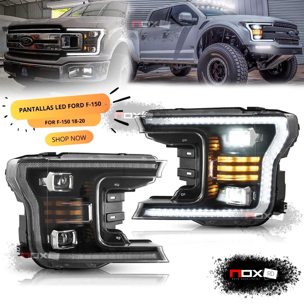 PANTALLAS LED FORD F150 PARA 18-20