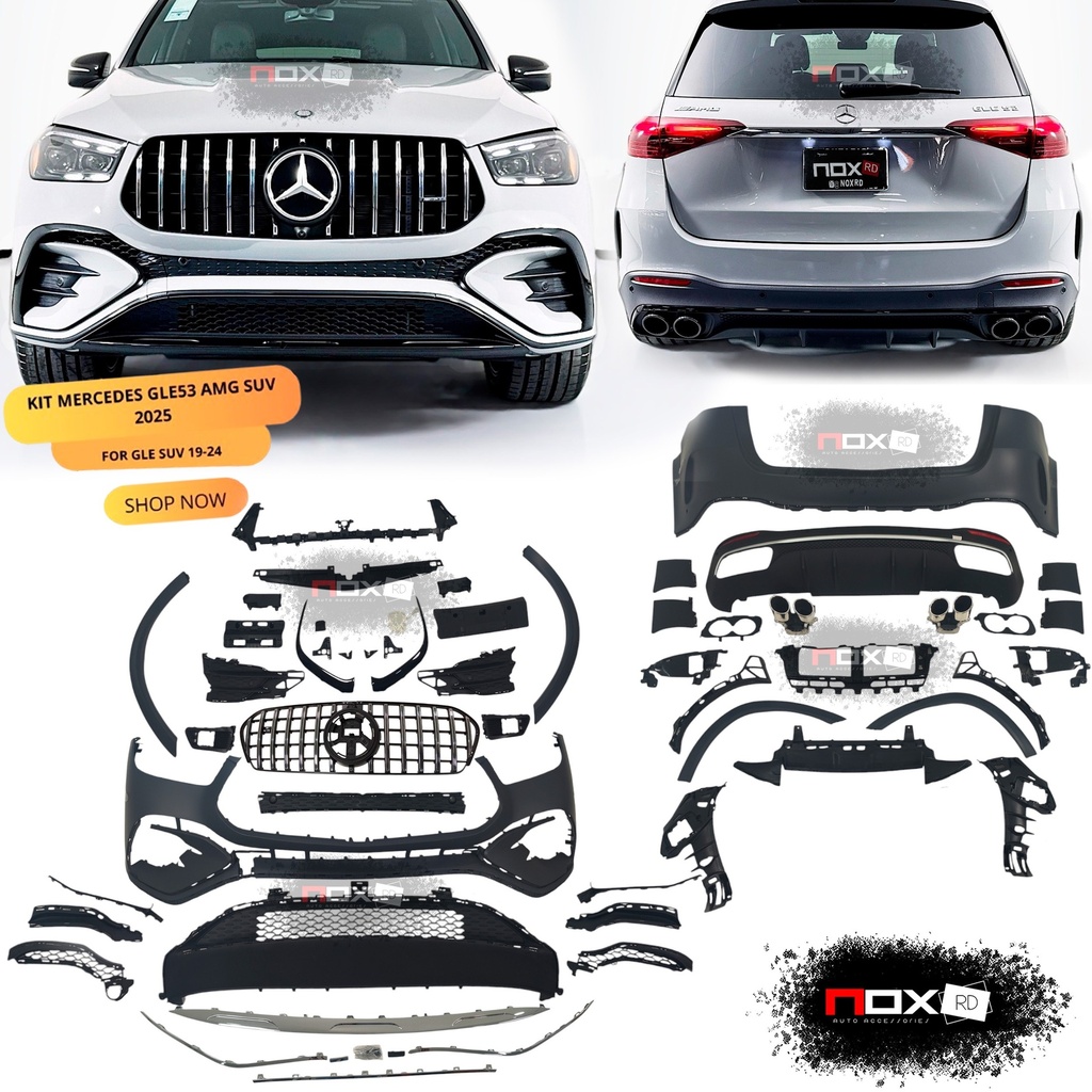KIT MERCEDES GLE53 2025 PARA GLE SUV 20-25 CROMADO