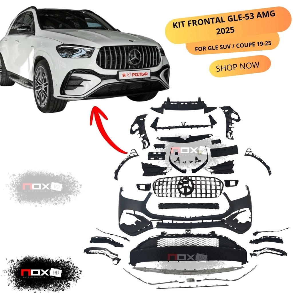 KIT FRENTE MERCEDES GLE53 2025 PARA GLE SUV / COUPE 20-25