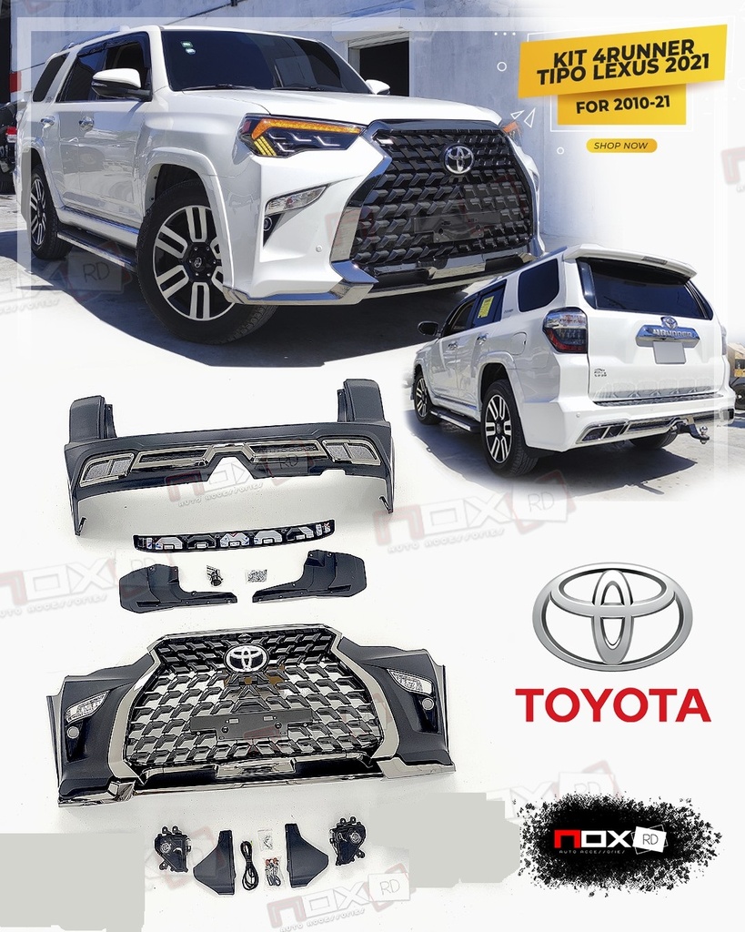 KIT 4RUNNER TIPO LX 10-24 (SIN PANTALLAS)