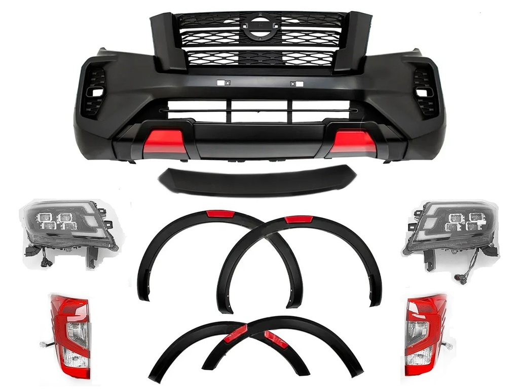 KIT NISSAN FRONTIER 2021 NEGRO PARA 16-20
