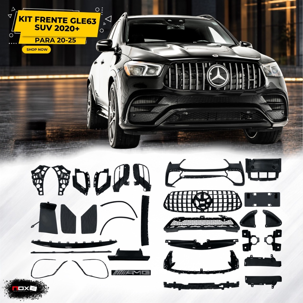 KIT FRENTE GLE63 SUV 2020+ NEGRO