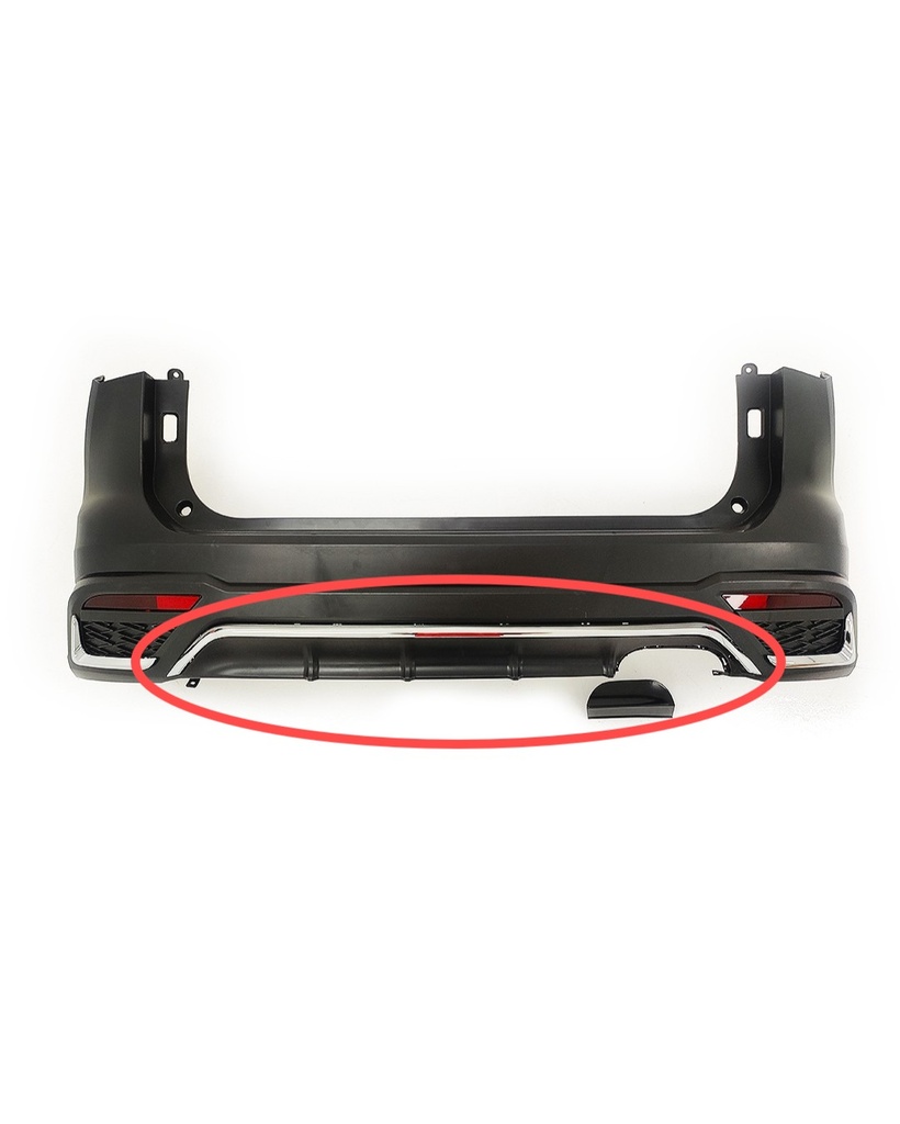 CROMADO CENTRAL BUMPER TRASERO HIGHLANDER TIPO LX 20-24