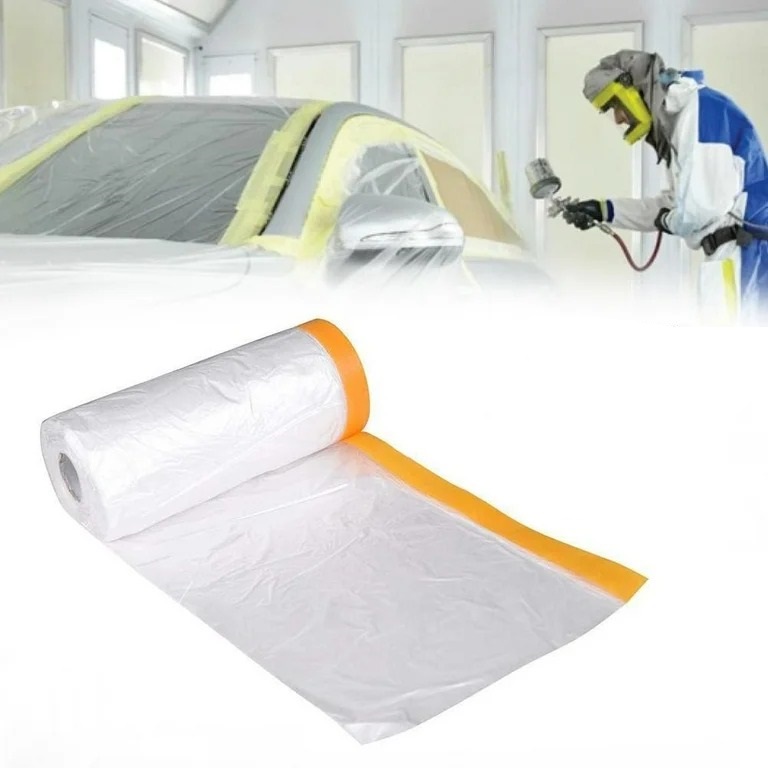 PAPEL PLASTICO DE CUBRIR VEHICULO 4mx200m