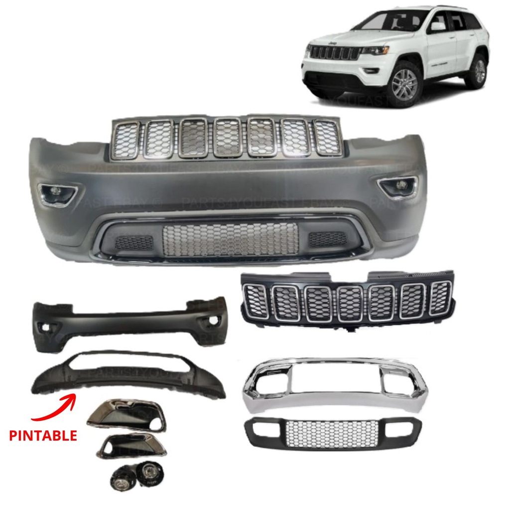 KIT FRENTE CHEROKEE 17-21 LIMITED (CHROME-PINTABLE)