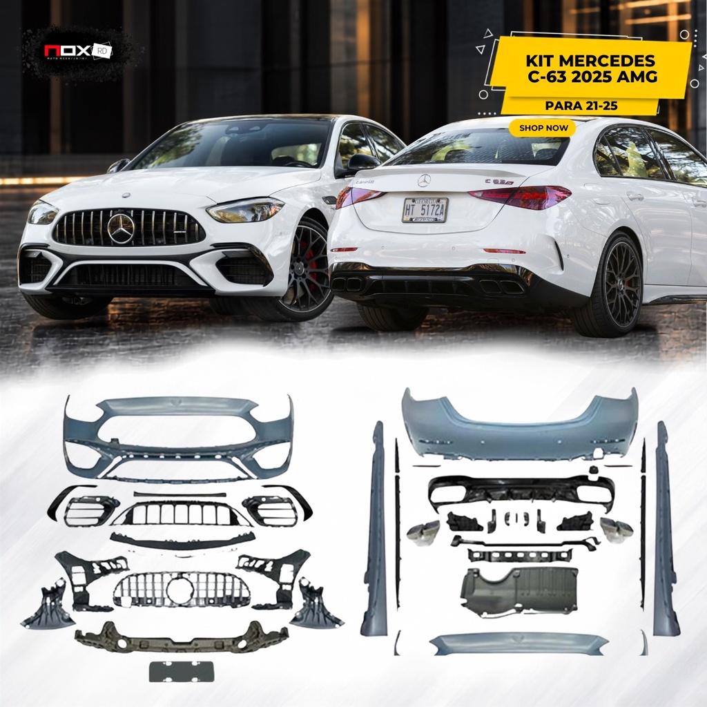KIT MERCEDES C63 2025 AMG PARA C 21-25